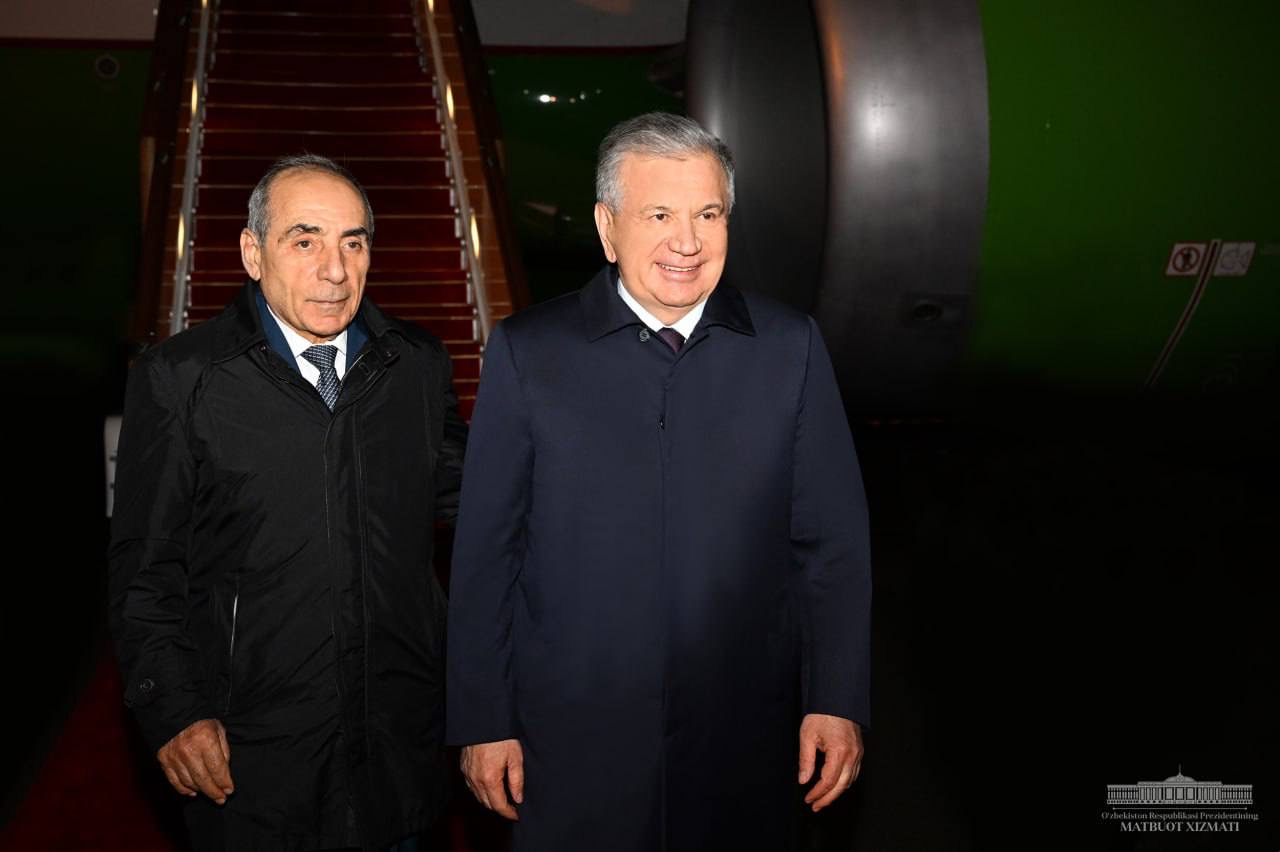 President of Uzbekistan arrives in Baku for UN Special Programme summit 