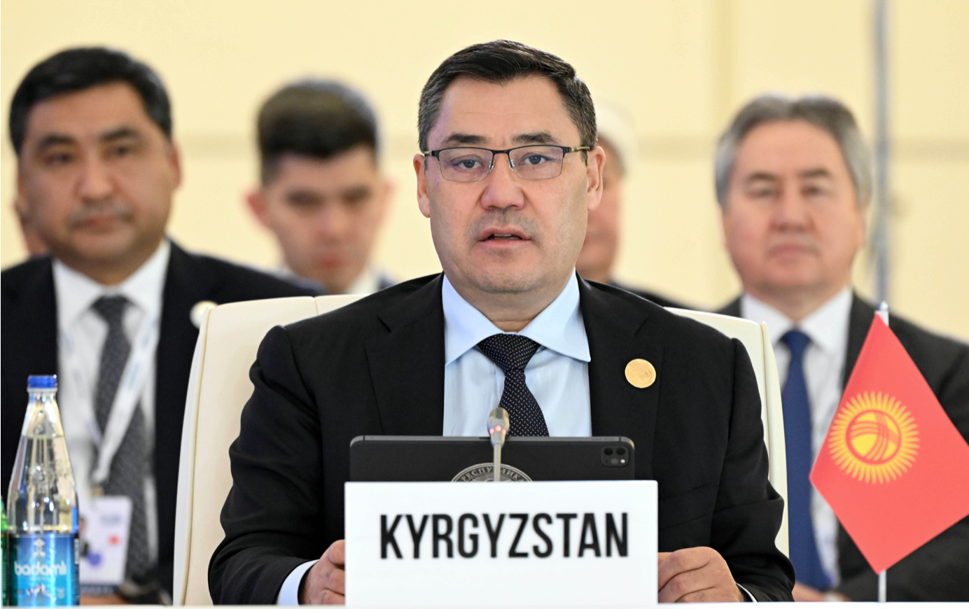 The President of the Kyrgyz Republic, Sadyr Japarov,