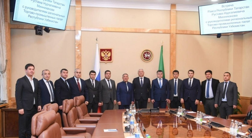 Ulugbek Kasimov and Rustam Minnikhanov, the Chairman of Tatarstan also engaged with heads of regional departments of the Chamber of Commerce and Industry of Uzbekistan.