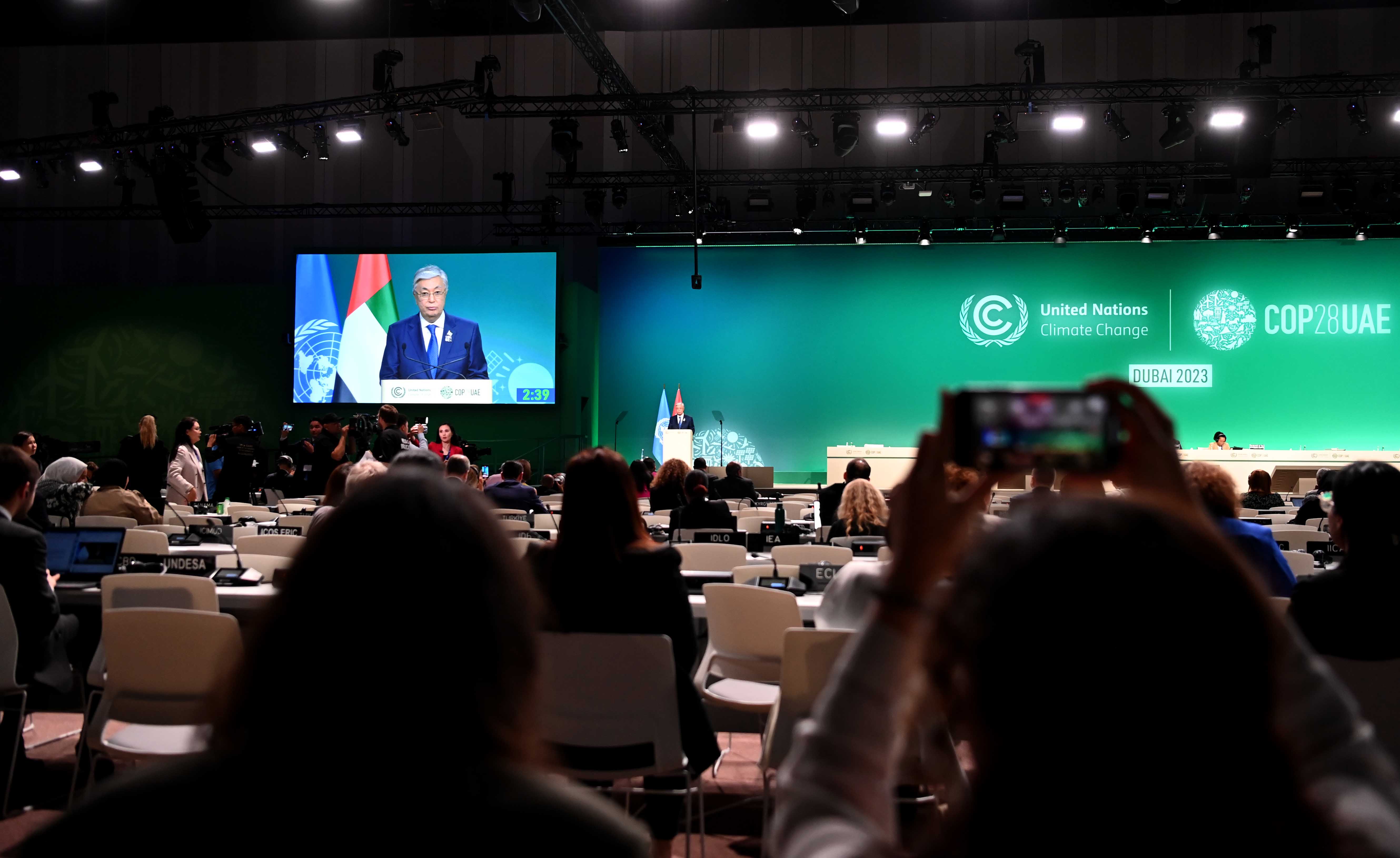 Kazakhstan commits to 30% methane reduction and launches Just Energy Transition at COP28 