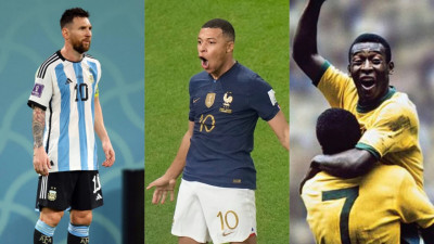 Pele yetakchi, Lionel Messi 2-o‘rinda, Ronaldu esa ro‘yxatga kiritilmadi. Jahon Chempionatlari tarixidagi eng yaxshi futbolchilar 