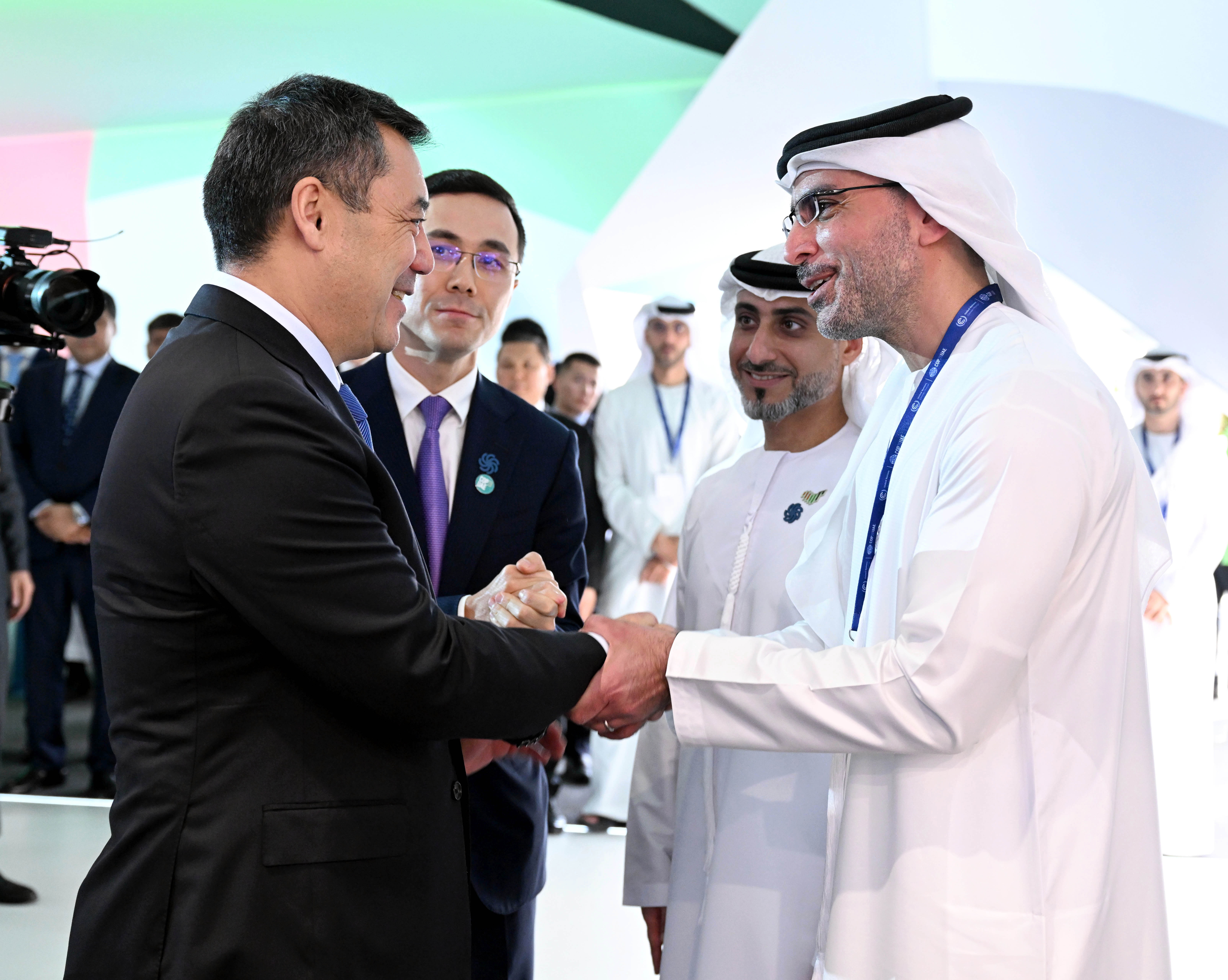 President Japarov oversees the signing of a trilateral clean energy deal in Dubai
