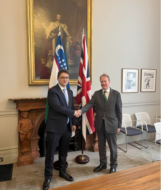 Deputy Foreign Minister Usmanov and Andrew McCoubrey, the UK Prime Minister’s Special Representative for Afghanistan and Pakistan