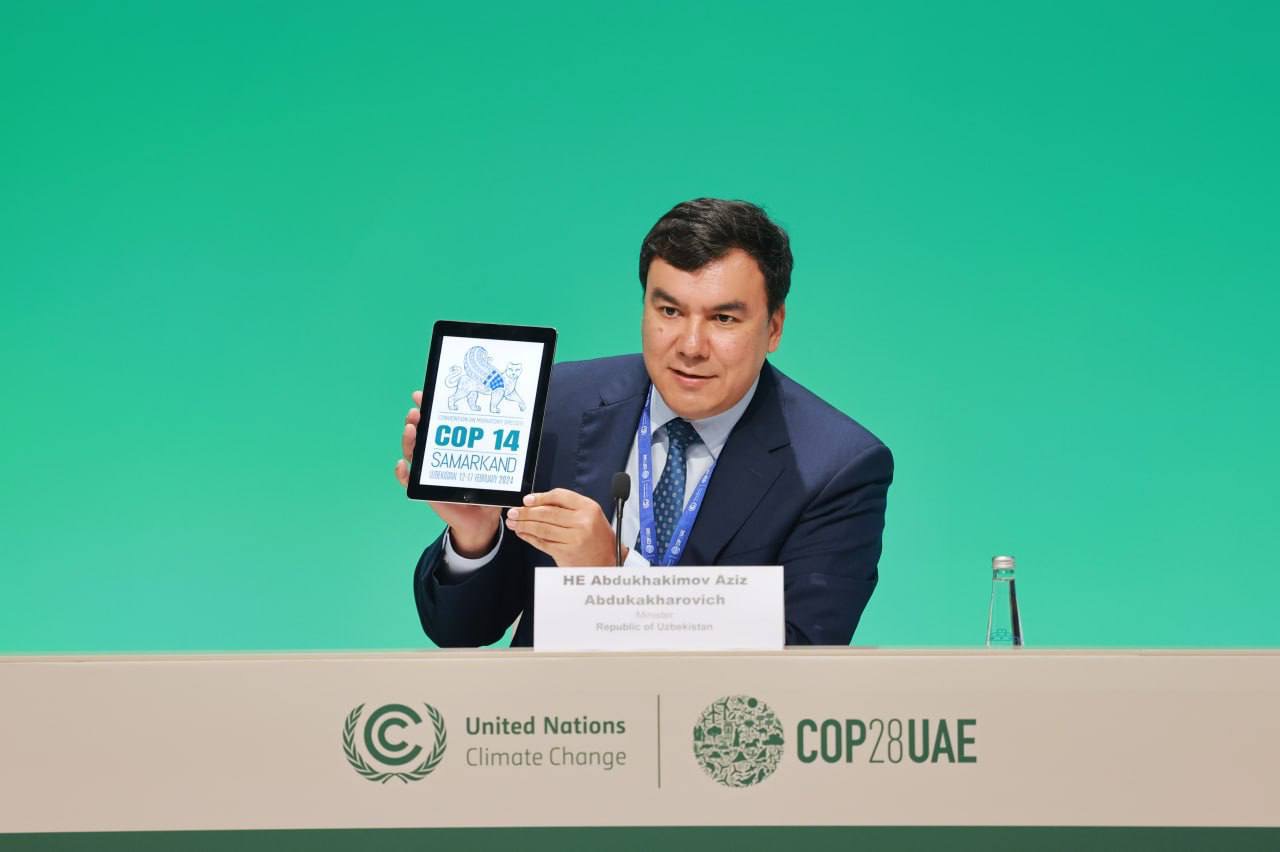 Aziz Abdukhakimov, Minister of Ecology, Environmental Protection, and Climate Change of Uzbekistan,