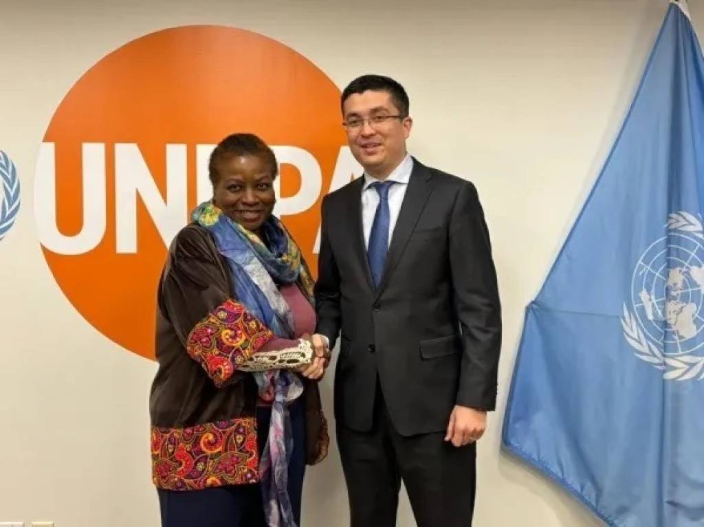 UN Ulugbek Lapasov met with the Executive Director of the United Nations Population Fund (UNFPA) Natalia Kanem