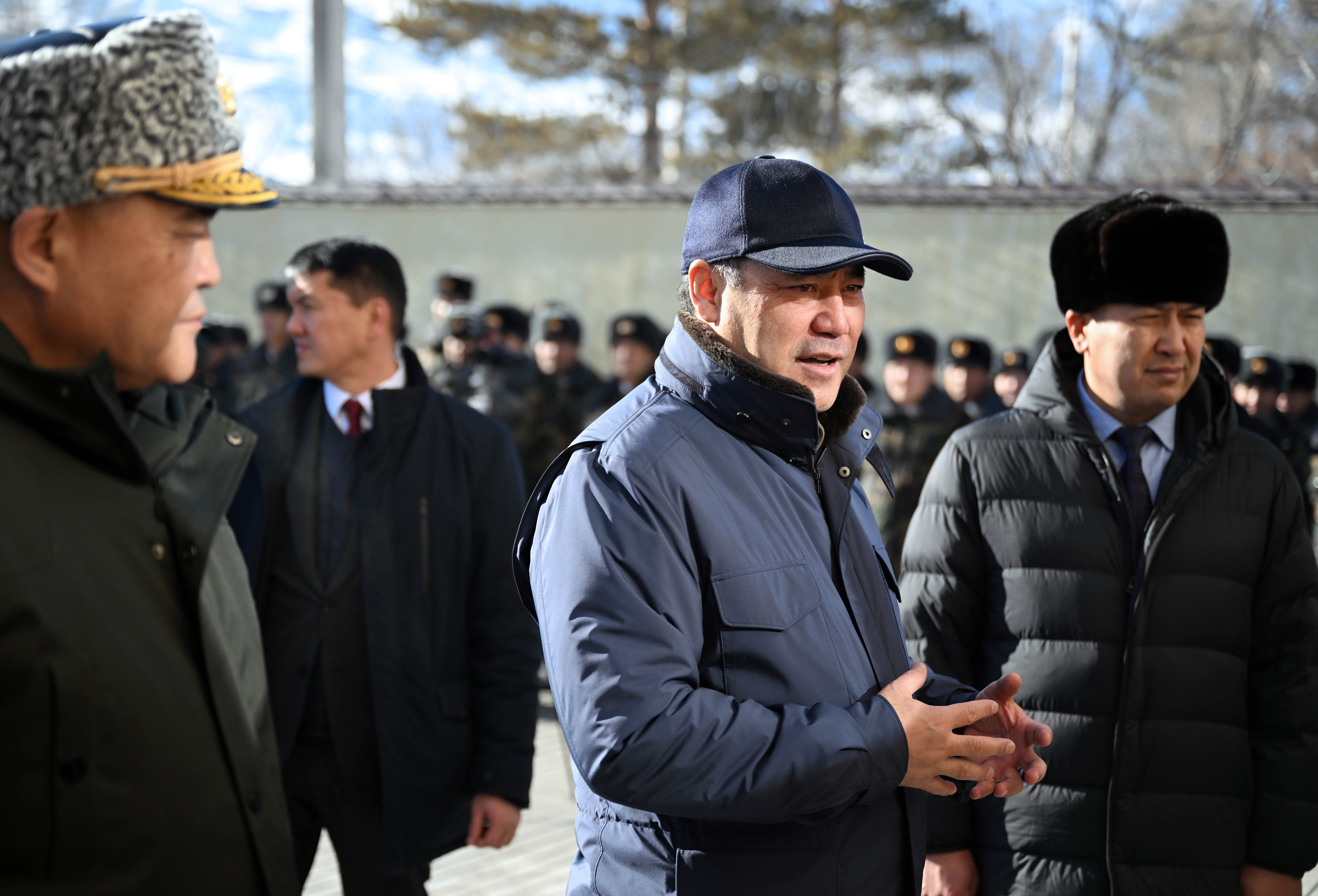 President Japarov applauds Naryn Department's accomplishments in safeguarding borders with China