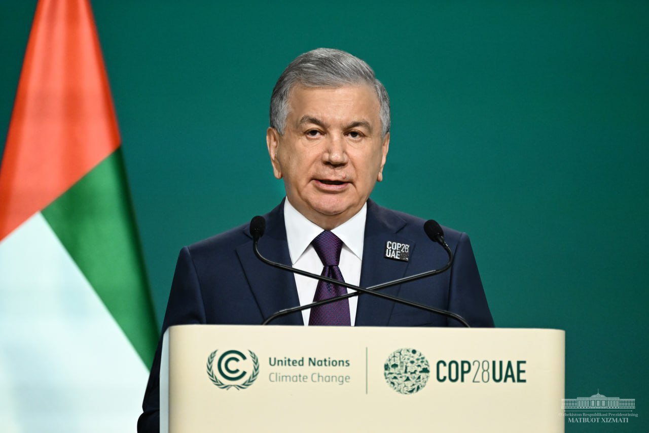 Uzbekistan's President Addresses UN Climate Change Conference ...