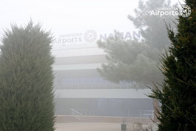Namangan aeroporti faoliyati noqulay ob-havo sabab vaqtincha cheklandi