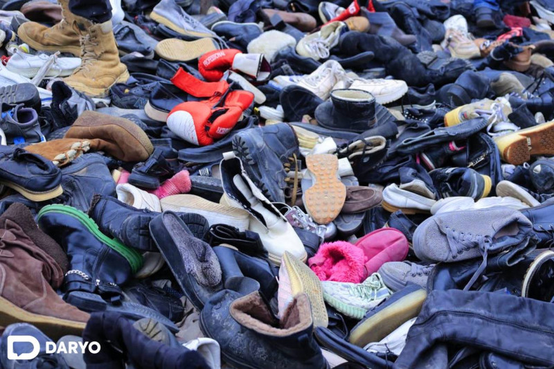 Ярмарочные будни в Намангане: обувь по $0,40 на рынке «Яшил»