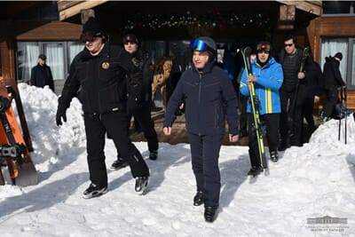Uzbekistan and Belarus presidents visit Amirsoy mountain resort