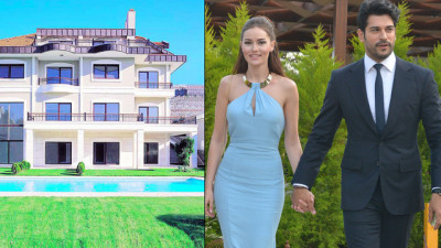 Turk kino yulduzlari Burak O‘zchivit va Fahriye Evjenning Istanbuldagi hashamatli uyiga sayohat (foto)