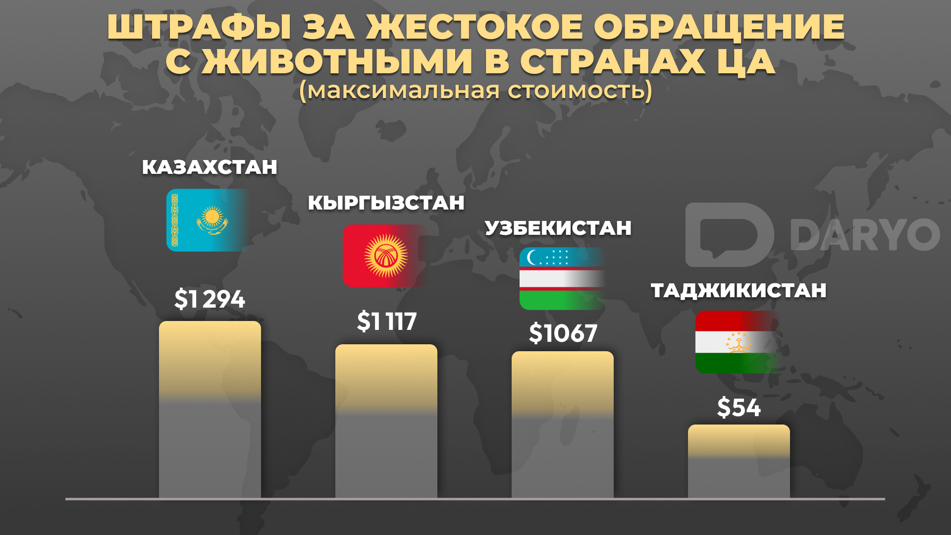 Какое наказание грозит за жестокое обращение с животными в Центральной Азии  — Новости Дарё