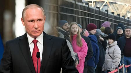 Putin secures 8% of votes in Kazakhstan,  lowest result in Central Asia  