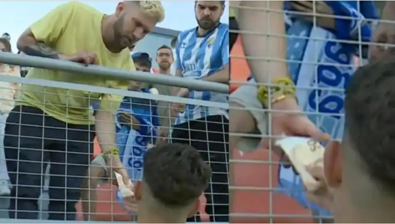 “Malaga” futbolchisi libosi uchun muxlisdan 50 yevro pul oldi 