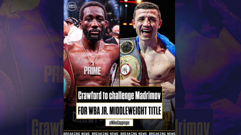 Israil Madrimov, WBA champion, to step into ring with Terence Crawford 