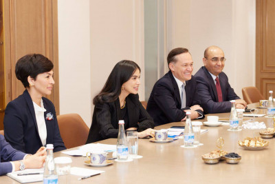 Saida Mirziyoyeva Yevropa Ittifoqining Markaziy Osiyo bo‘yicha maxsus vakili bilan uchrashuv o‘tkazdi