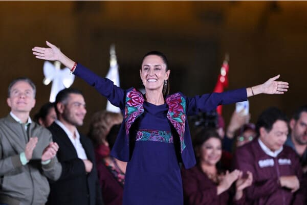 Claudia Sheinbaum becomes Mexico's first female president 