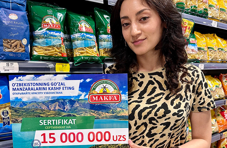 Жительница Ташкента выиграла путешествие на 15 000 000 сум от MAKFA!