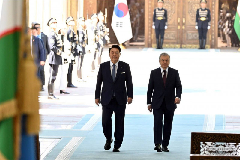 Президент Республики Корея прибыл в резиденцию «Куксарой»
