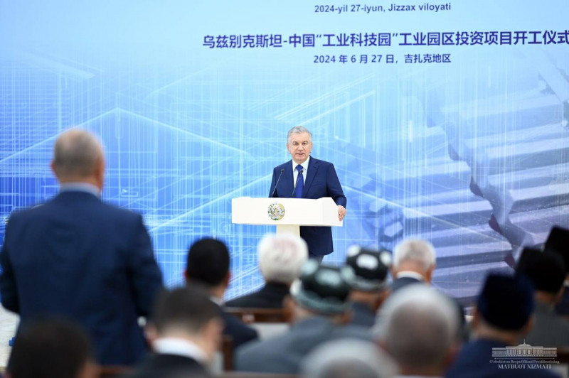 President of Uzbekistan launches first Chinese investment projects in Zaamin industrial technology park 