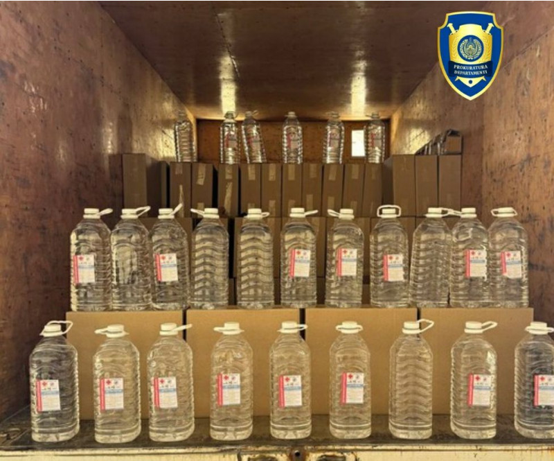 В Ташкенте пресечена попытка незаконного оборота 4,5 тонн этилового спирта 