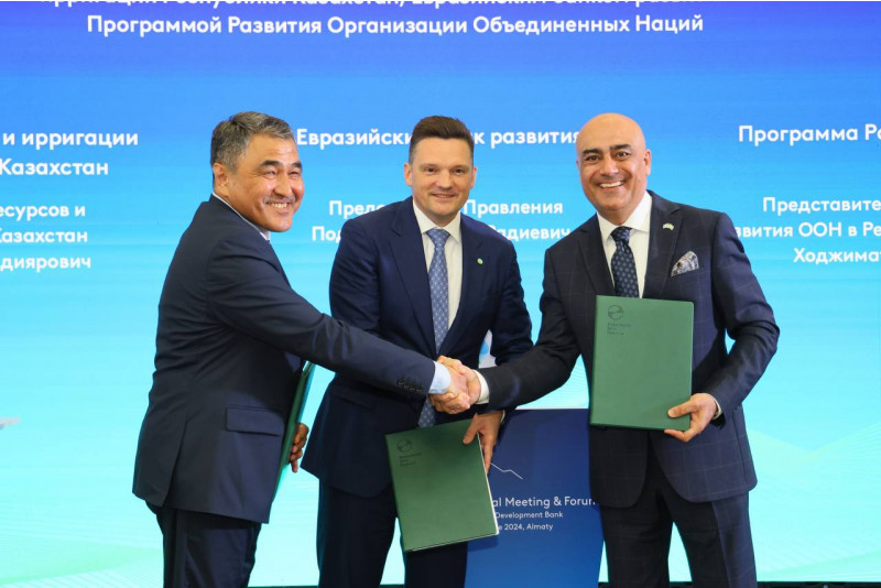 Kazakhstan, UNDP, and Eurasian Development Bank collaborate on water management innovation 