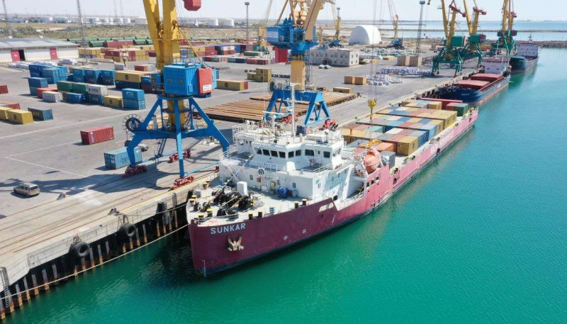 Port Aktau, Kazakhstan, surpasses 5,100 TEUs in container handling  