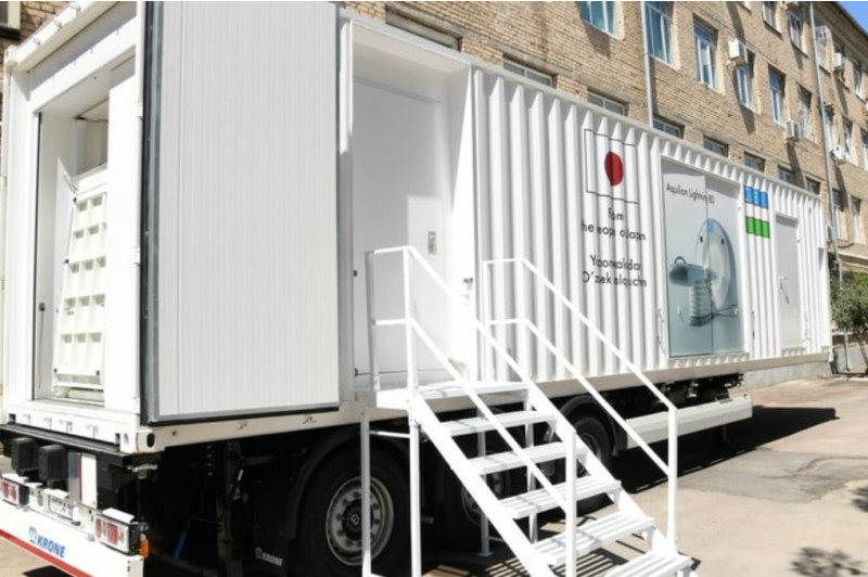 Япония Ўзбекистонга 6,2 млн долларлик тиббий мобил контейнерлар етказиб беради