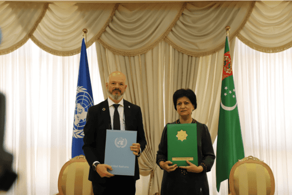 Turkmenistan, UNDP sign agreements to propel national development 