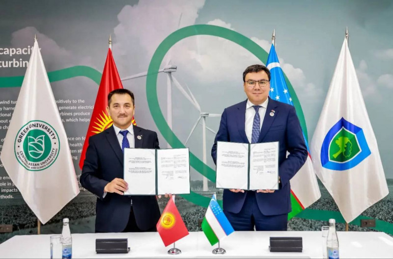 Uzbekistan and Kyrgyzstan ink MoU for Kyrgyz students to study at Green University 