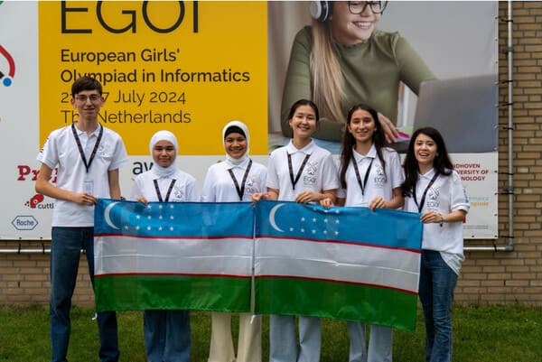 Uzbekistan’s first-ever participation in European Girls' Olympiad in Informatics begins 
