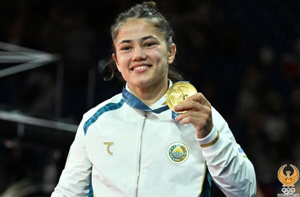 Diyora Keldiyorova makes history as Uzbekistan’s first female Olympic judo champion