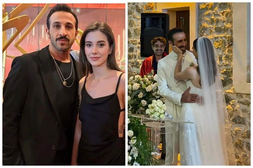 “Qo‘rg‘on sirlari” yulduzlari Beril Pozam va Ersin Ariji turmush qurdi (foto)