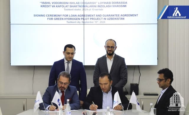 Historic Partnership for Green Hydrogen Advancement in Uzbekistan