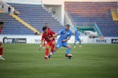 Superliga. “So‘g‘diyona” “Qizilqum”ga qarshi bahsning so‘nggi daqiqalarida gol urib, mag‘lubiyatdan qutulib qoldi