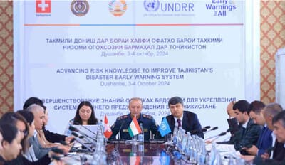 Tajikistan enhances disaster preparedness through international workshop on early warning systems 