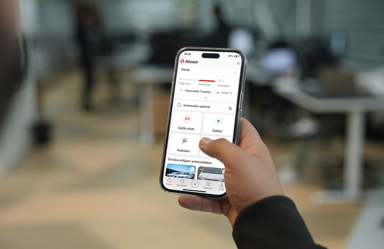 В Узбекистане запустили новое приложение для покупки и продажи автомобилей — Abozor