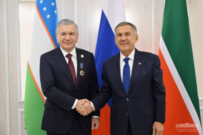 Shavkat Mirziyoyev Tataristonning “Do‘stlik” ordeni bilan taqdirlandi