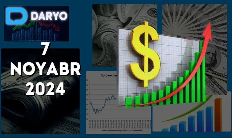 Dollar kursi O‘zbekistonda 2024-yil 7-noyabrda