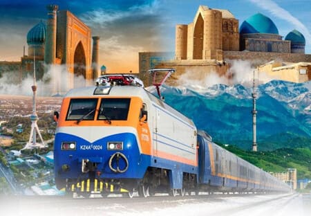 New Silk Road railway tour connects Kazakhstan and Uzbekistan 