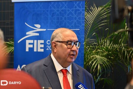 Ukraine reacts to Uzbek–Russian businessman Alisher Usmanov's re-election as FIE president 