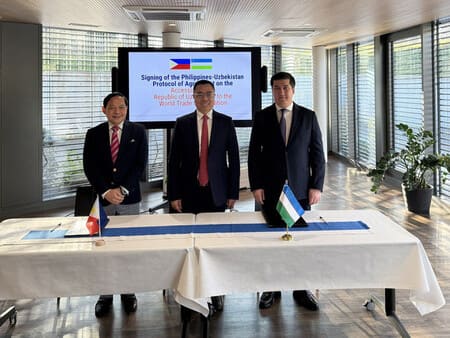 Uzbekistan completes WTO accession negotiations with Philippines 