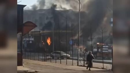 Farg‘onadagi zapravkada sodir bo‘lgan yong‘in oqibatida bir kishi vafot etgan
