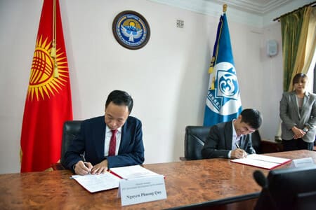 Kyrgyzstan and Vietnam sign agreement for wastewater treatment modernization