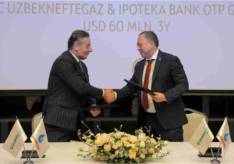 Ipoteka Bank and Uzbekneftegaz announce $60mn loan agreement