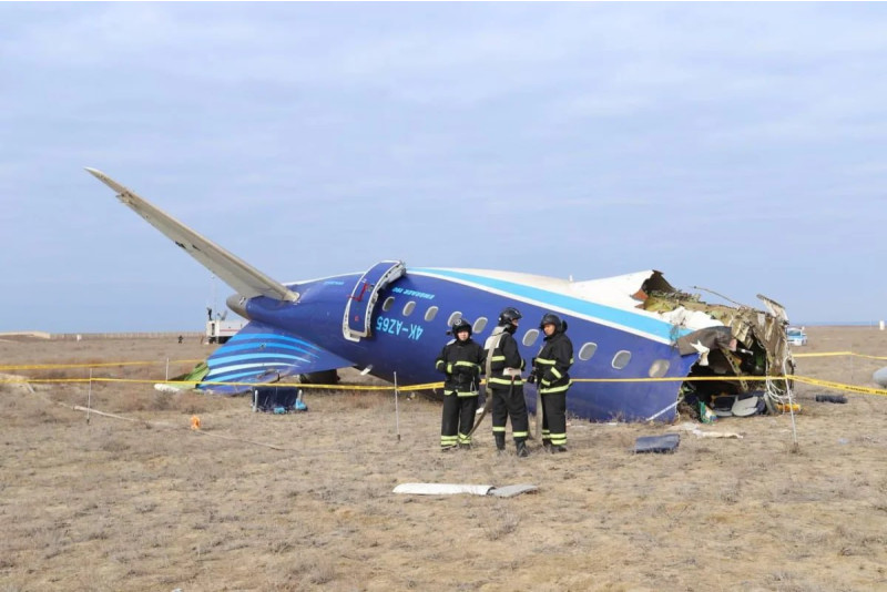 Kazakhstan releases timeline of Azerbaijan airlines plane crash