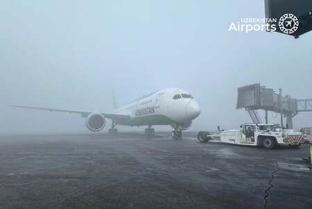 Fog disrupts flight operations at three airports in Uzbekistan