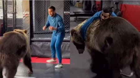 Uzbek boxer Shahram G‘iyosov apologizes following bear grappling video, fined for violating wildlife laws 