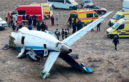 Black box data released in investigation of Azerbaijan Airlines plane crash