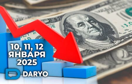 Курс доллара на 10, 11 и 12 января 2025 года 